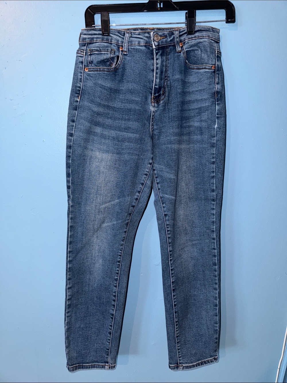 Wax Jean Collection Women’s Blue Denim Jeans - Classic Straight Fit